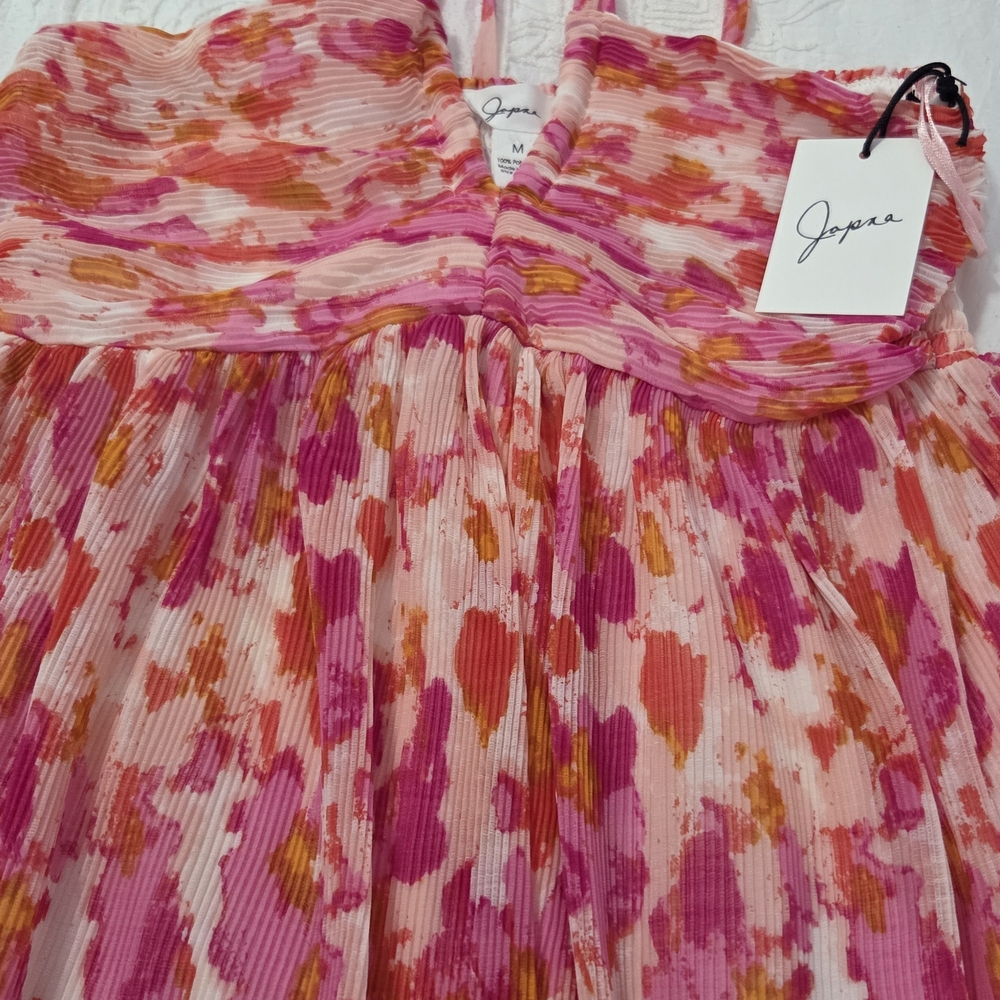 Japna Pink and Orange Maxi Dress